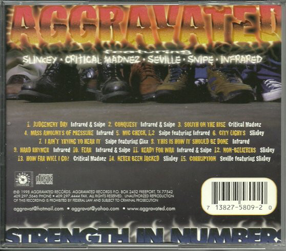 Aggravated (Aggravated Records) in Houston | Rap - The Good Ol'Dayz